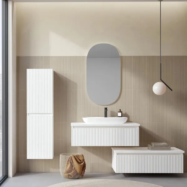 Dulap penal Orka Lentia 40 Pe perete / MDF / White photo 4