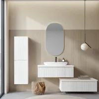 Dulap penal Orka Lentia 40 Pe perete / MDF / White photo 4