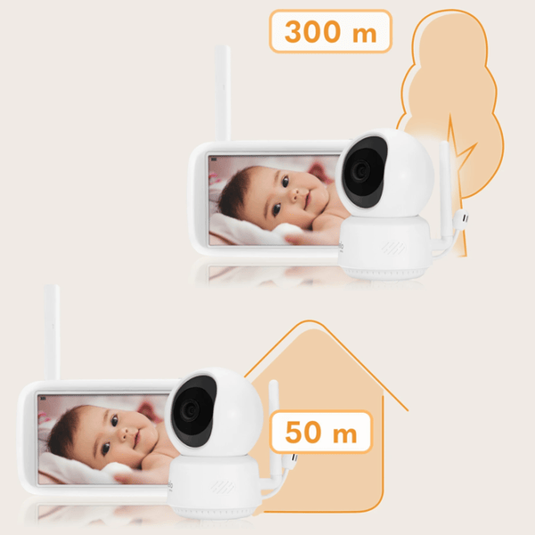 Monitor bebe Lionelo Babyline 9.1 Acumulator / 300 m photo 12