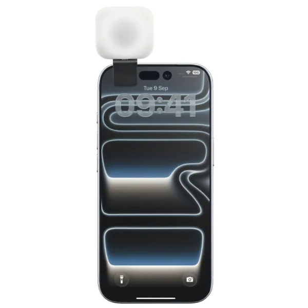 Фото cвет Cellularline Square Selfie Light Clip Пластик / Черный photo 2