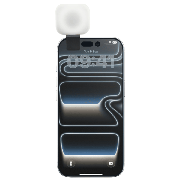 Фото cвет Cellularline Square Selfie Light Clip Пластик / Черный photo 2
