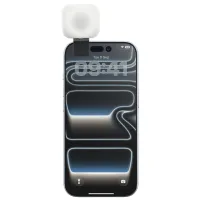 Lumină foto Cellularline Square Selfie Light Clip Plastic / Black photo 2