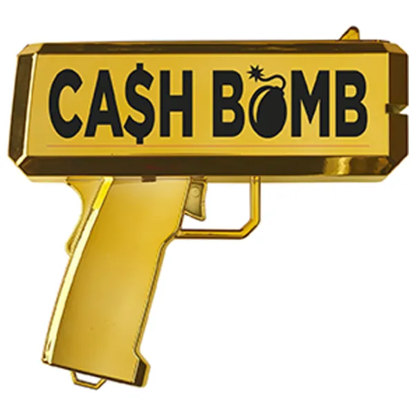 Интерактивная игрушка Fantasy Cash Bomb Money Shooting Gun CASHBOMBH 6+ / Черный Золото photo 2
