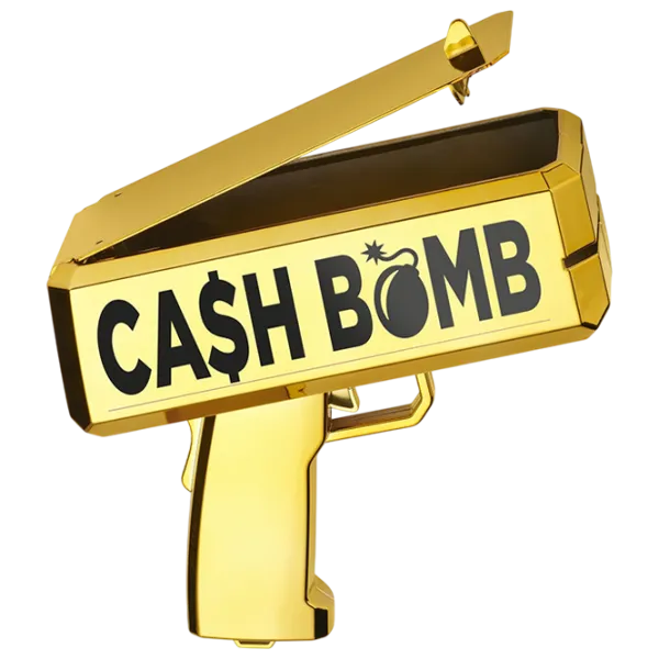 Интерактивная игрушка Fantasy Cash Bomb Money Shooting Gun CASHBOMBH 6+ / Черный Золото photo 3