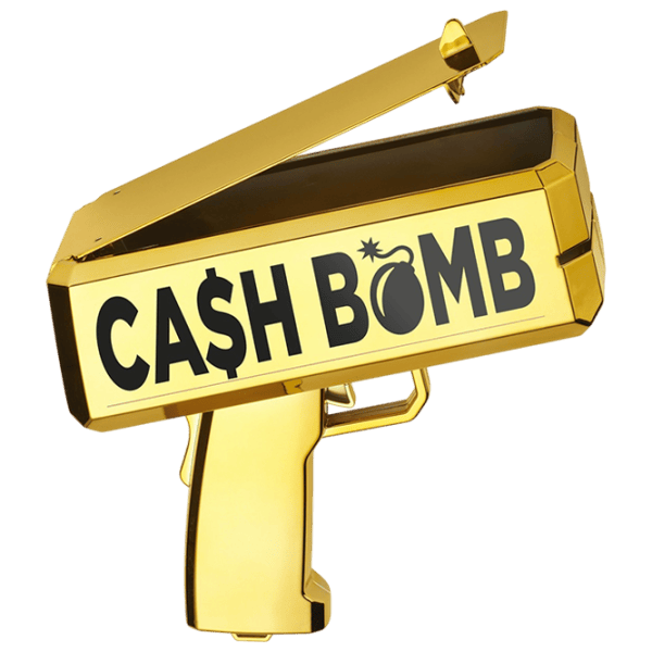 Интерактивная игрушка Fantasy Cash Bomb Money Shooting Gun CASHBOMBH 6+ / Черный Золото photo 3