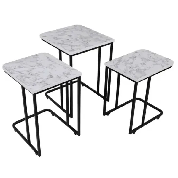 Set măsuțe de cafea Trendy Zigon GTR000917 White photo 6