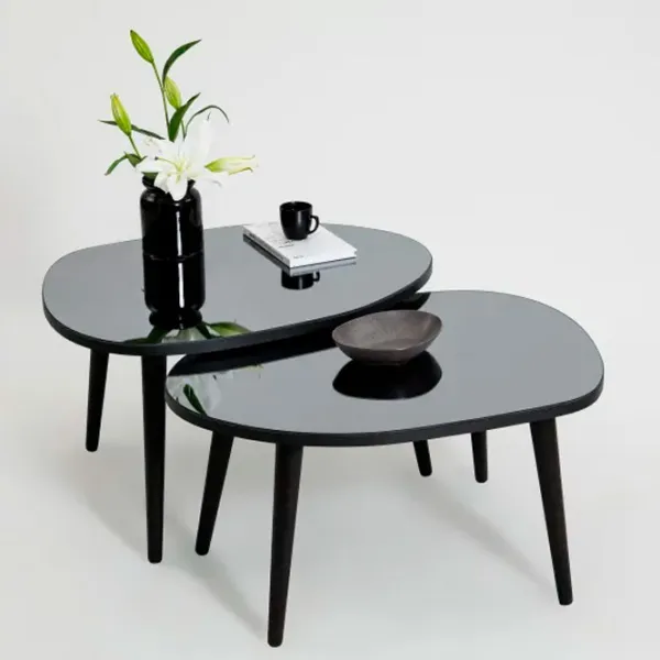 Set măsuțe de cafea Trendy Gusto GTR001617 Black photo 3