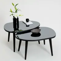 Набор журнальных столиков Trendy Gusto GTR001617 Черный photo 3