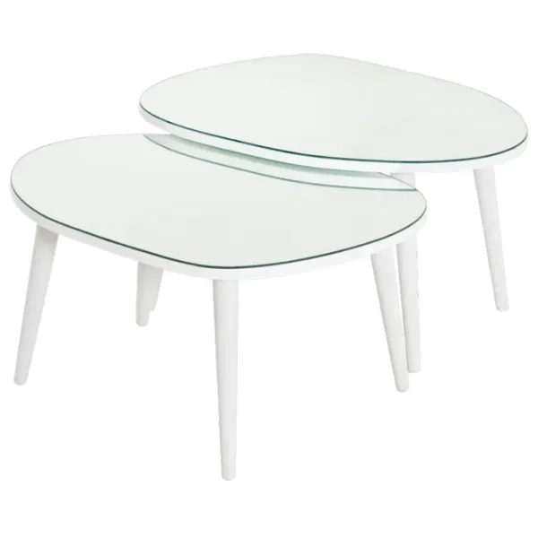 Set măsuțe de cafea Trendy Gusto GTR001618 White photo 1
