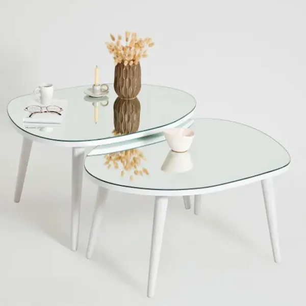 Set măsuțe de cafea Trendy Gusto GTR001618 White photo 2
