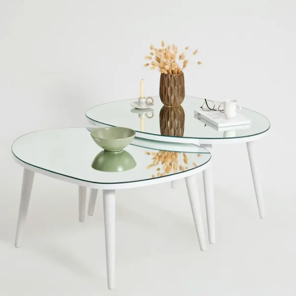Set măsuțe de cafea Trendy Gusto GTR001618 White photo 3