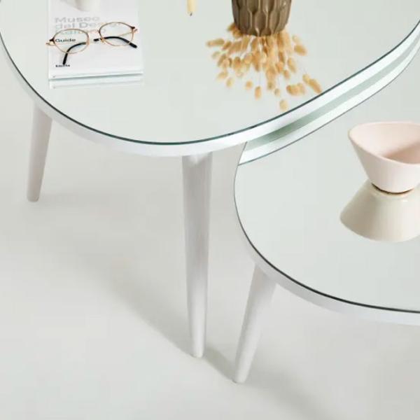 Set măsuțe de cafea Trendy Gusto GTR001618 White photo 4
