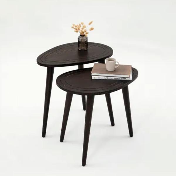 Set măsuțe de cafea Trendy Dulce GTR001615 Anthracite photo 7