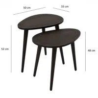 Набор журнальных столиков Trendy Dulce GTR001615 Антрацит photo 8