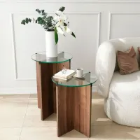 Set măsuțe de cafea Trendy Crin GTR001612 Brown photo 6