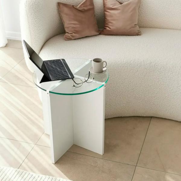 Set măsuțe de cafea Trendy Crin GTR001613 White photo 5