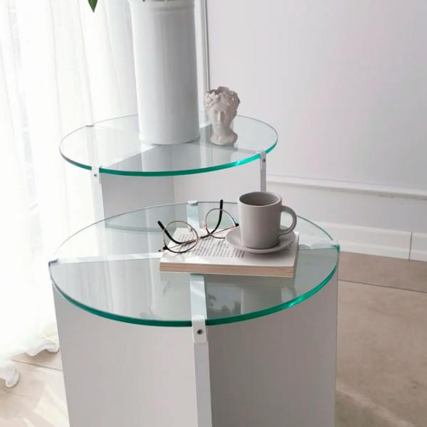 Set măsuțe de cafea Trendy Crin GTR001613 White photo 9