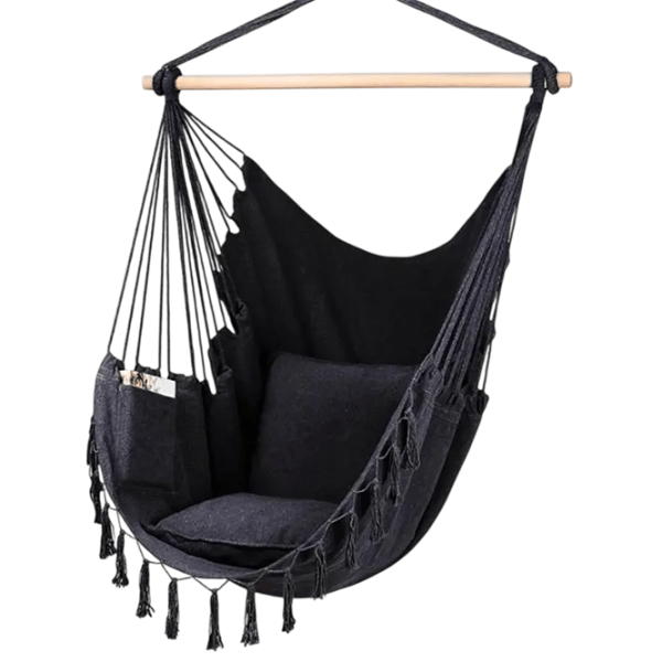Scaun-hamac WJX 12   / Lemn / Black photo 1