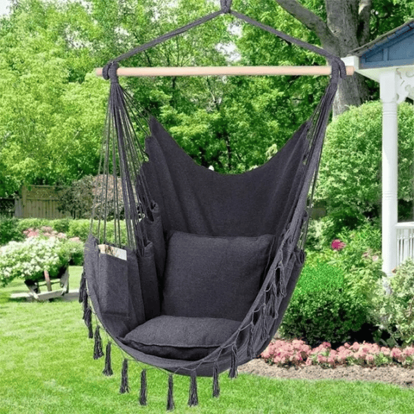 Scaun-hamac WJX 12   / Lemn / Black photo 2