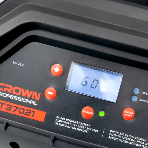 Încărcător auto Crown CT37021 5 A - 60 A photo 2