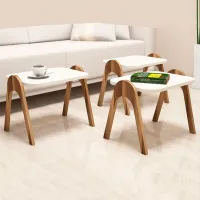 Набор журнальных столиков Trendy Paris GTR000582 Кремовый photo 3