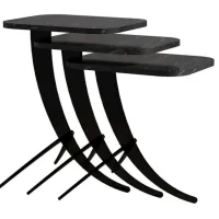Set măsuțe de cafea Trendy Pion GTR000655 Black
