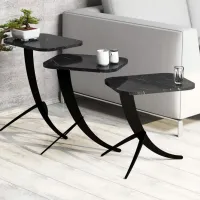 Набор журнальных столиков Trendy Pion GTR000655 Черный photo 4