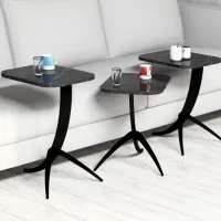Набор журнальных столиков Trendy Pion GTR000655 Черный photo 5