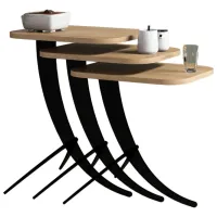 Set măsuțe de cafea Trendy Pion GTR000657 Stejar Sonoma