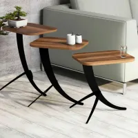 Set măsuțe de cafea Trendy Pion GTR000658 Brown photo 4