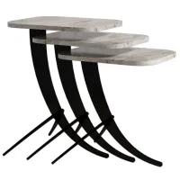 Set măsuțe de cafea Trendy Pion GTR000660 Marmura White