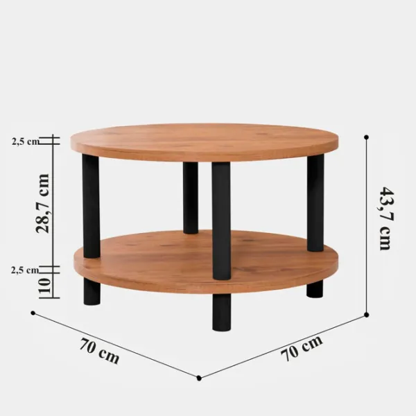 Măsuță de cafea Trendy Roby GTR006152 Brown photo 5