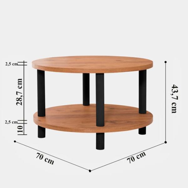 Măsuță de cafea Trendy Roby GTR006152 Brown photo 5