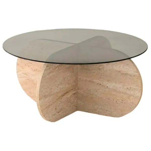 Măsuță de cafea Trendy Bubble GTR006157 Travertine photo 1