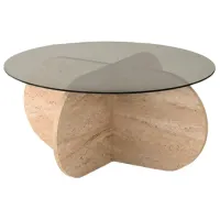 Măsuță de cafea Trendy Bubble GTR006157 Travertine