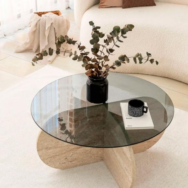 Măsuță de cafea Trendy Bubble GTR006157 Travertine photo 4