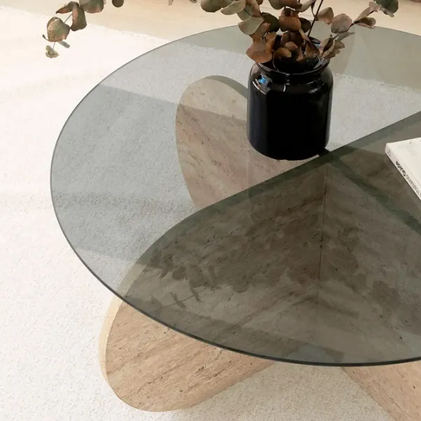 Măsuță de cafea Trendy Bubble GTR006157 Travertine photo 5