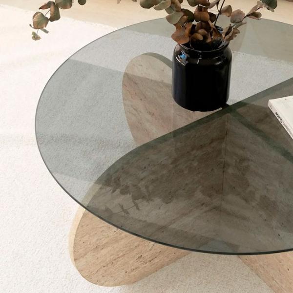 Măsuță de cafea Trendy Bubble GTR006157 Travertine photo 5