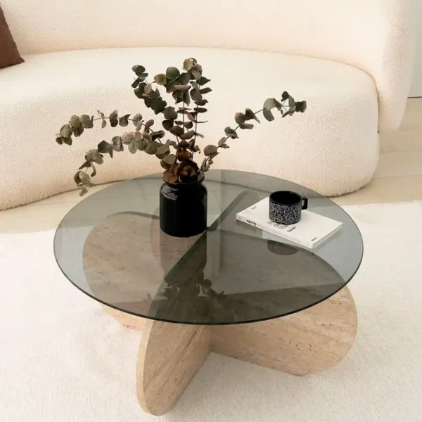 Măsuță de cafea Trendy Bubble GTR006157 Travertine photo 7