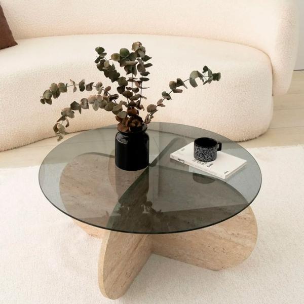 Măsuță de cafea Trendy Bubble GTR006157 Travertine photo 7