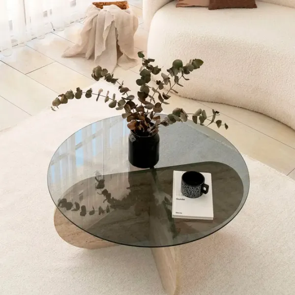 Măsuță de cafea Trendy Bubble GTR006157 Travertine photo 8
