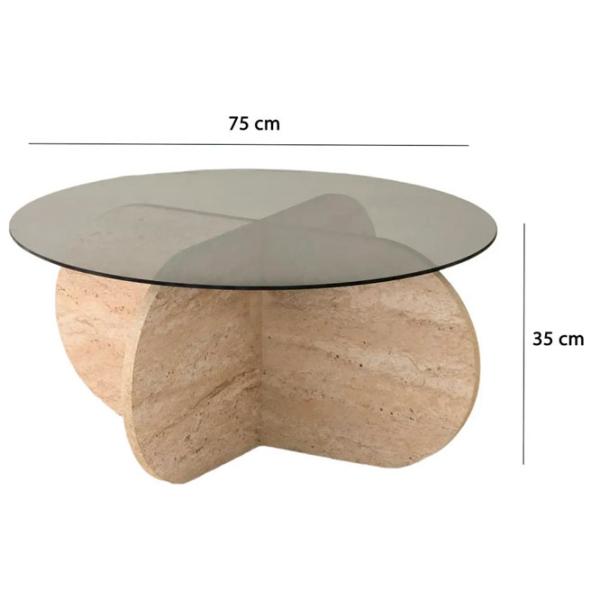 Măsuță de cafea Trendy Bubble GTR006157 Travertine photo 10
