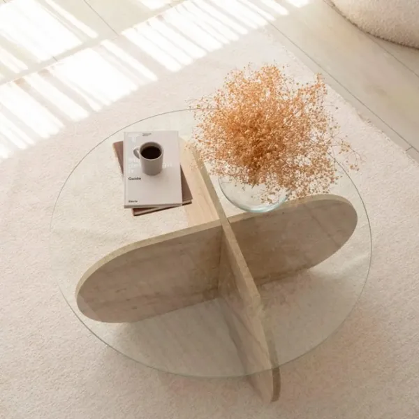 Măsuță de cafea Trendy Bubble GTR006158 Travertine photo 4