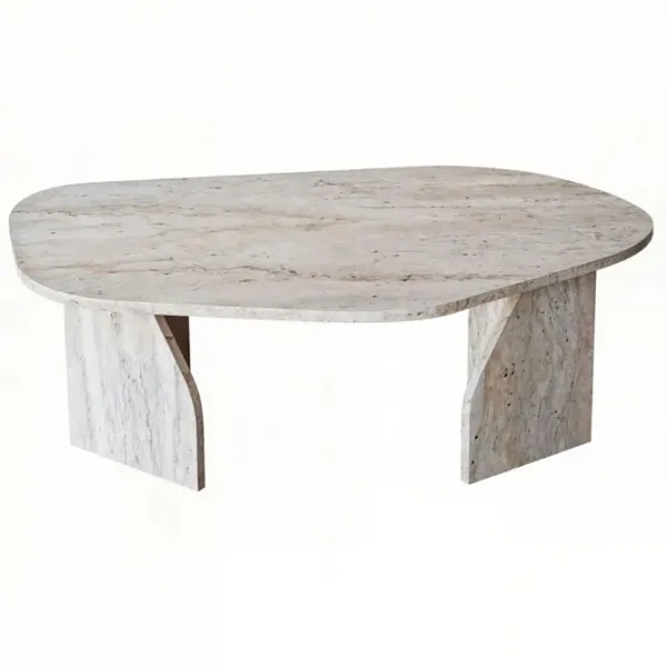 Măsuță de cafea Trendy Rock GTR006149 Travertine photo 1