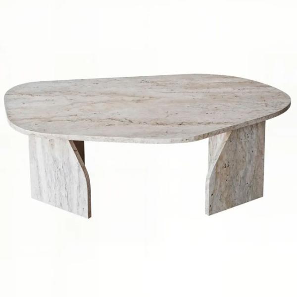 Măsuță de cafea Trendy Rock GTR006149 Travertine photo 1