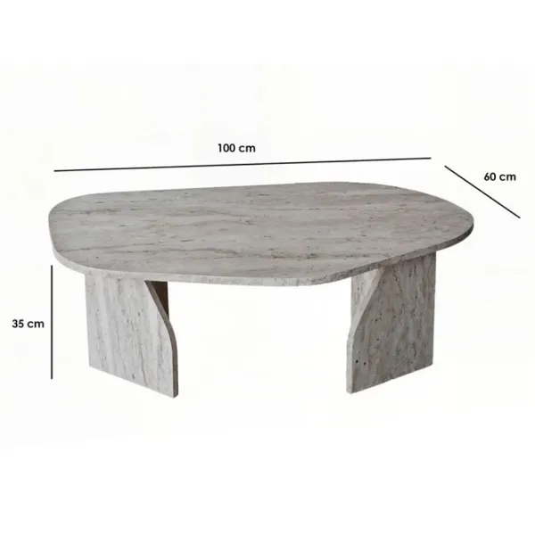 Măsuță de cafea Trendy Rock GTR006149 Travertine photo 8