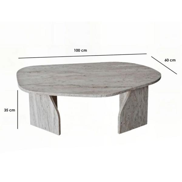 Măsuță de cafea Trendy Rock GTR006149 Travertine photo 8