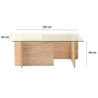 Журнальный столик Trendy New Escape GTR006148 Travertine photo 4
