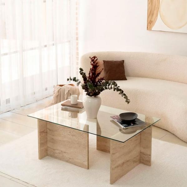 Măsuță de cafea Trendy Escape GTR006147 Travertine photo 3