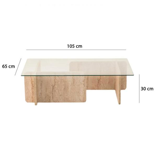 Măsuță de cafea Trendy Escape GTR006147 Travertine photo 8
